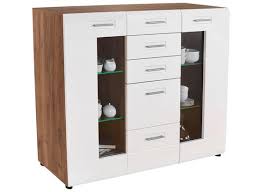 Dieses sideboard aus massiver eiche verbindet tradition mit aktuellen wohntrends. Highboard Mit Zwischenfachern Aus Glas Entdecken