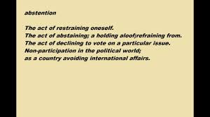Abstention must be contrasted with blank vote. Download Abstain Meaningy Mp4 Mp3 3gp Mp4 Mp3 Daily Movies Hub