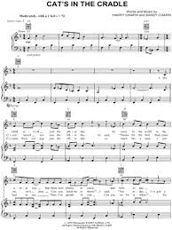 I do not in anyway own this song its just he. Cats In The Cradle Lyrics Pdf