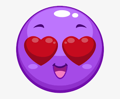 How to download eyes emoji png for commercial use? Purple Heart Eyes Emoji 600x600 Png Download Pngkit