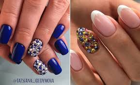 The baby blue nail designs is now a trending in order to improve your nail art method, then carry baby blue nail designs in your life. 41 Elegant Nail Designs With Rhinestones Stayglam