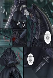 The first 6 pages of the Bloodborne d̶o̶u̶j̶i̶n̶ manga I'm currently  working on : rbloodborne