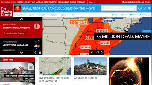 Doppler radar indicates strong rotation within a thunderstorm. The Weather Channel In A Nutshell Know Your Meme