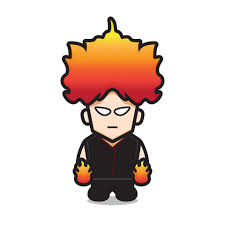Enter your name in the open garena free fire on your mobile phone. Cute Fire Man Super Hero Character Cartoon Vector Icon Illustration 2083975 Vector Art At Vecteezy