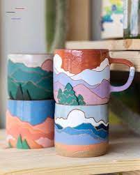 Ceramicpainting Mugs Ceramics Pottery Painting