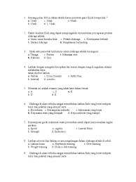 Jika berbicara ateltik, maka hal tersebut bisa dikatakan sebagai gabungan dari beberapa olahraga. Soal Dan Jawaban Penjas Materi Atletik Jawabanku Id