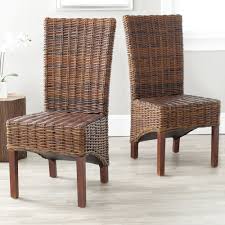 The top countries of suppliers are indonesia. Safavieh Dining Rural Woven Ridge Dark Brown Wicker Dining Chairs Set Of 2 20 X 24 X 41 5 On Sale Overstock 7634034