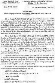 Thông tin chế độ chính sách. Sá»Ÿ Giao Dá»¥c Va Ä'ao Táº¡o Tá»‰nh Thai Binh Tuyá»ƒn Dá»¥ng Giao Vien NÄƒm 2020