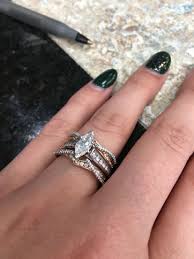 My Gorgeous Ring Rose Gold Guard Marquise Diamond Channel Setting Vintage Engagement Rings Engagement Rings Marquise Art Deco Engagement Ring