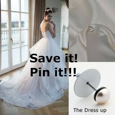 So findest du kostengünstige hochzeitskleid schleppe mittels den perfekten pump. Schleppennadel The Dress Up Brautkleid Kleider Braut