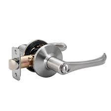 There is a small button which shall be pushed to unlock . 7 Types Of Bathroom Door Locks