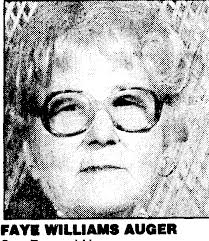 Faye Williams Auger (1919-2005)