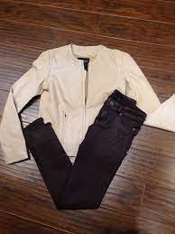 This Leather Jacket In Sand By Sanctuary Clothing Is Essential For Your Wardrobe Pair It With Coated Denim Or Wear It In Clothes Sanctuary Clothing Denim Coat