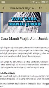 Oleh itu, di bawah adalah panduan ringkas tentang cara mandi wajib yang boleh anda ikuti yang dikeluarkan oleh jabatan kemajuan islam (jakim) tentang kemusykilan akan cara mandi wajib yang sebenarnya. Tata Cara Mandi Junub For Android Apk Download