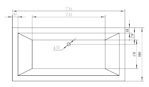 bathtub length