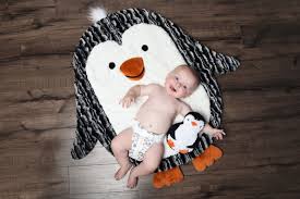 Baby blue print day dress. How To Sew An Adorable Penguin Play Mat My Pal Pat The Penguin Cuddle Kit