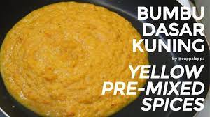 Bumbu Dasar Kuning Yellow Pre Mixed Spices With Turmeric Resep Recipe Resepbumbudasarkuning Resepbumbudasar Premixedspic Resep Makanan Resep Playlist