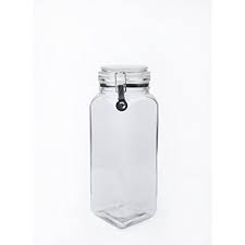 Can easily survive a fall from the pantry. Transparent Clear Acrylic Airtight Jar Canister With Locking Clamp Lids 70 Ounce Food Storage Container 11 6 Inchx3 9 Inch Walmart Com Walmart Com