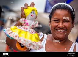 Woman street vendor caribbean hi-res stock photography and images