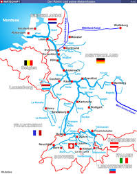 Name des flusses mündung in rheinabschnitt länge des flusses in km; Raonline Edu Wasserstrassen Der Rhein