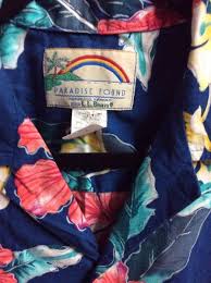 Crochet the flower to add the perfect finishing touch. Hawaiian Shirt Tropical Floral Print Boardwalk Vintage
