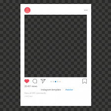 Instagram layout blank instagram post template. Instagram Feed Template Mockup Citypng