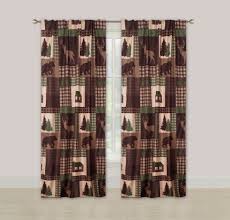 We had so many fun memories. Rustic Cabin Window Curtains Panel Pair Drapes Lodge Deer And Bear 84 Walmart Com Walmart Com