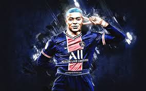 Jeder kann hintergrundbilder für smartphones und computer kaufen oder kostenlos herunterladen. Herunterladen Hintergrundbild Kylian Mbappe Psg Franzosischer Fussballspieler Portrat Paris Saint Germain Ligue 1 Fussball Blauer Steinhintergrund Fur Desktop Kostenlos Hintergrundbilder Fur Ihren Desktop Kostenlos