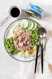 Tuna, eggs, bacon, sweet corn, frozen spinach, puff pastry, mozzarella cheese and 1 more. Homemade Tuna Sushi Bowl Carmy Easy Healthy Ish Recipes
