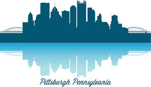 Suitable for travel city related designs and more. Pittsburgh Skyline Clip Art Pittsburgh Skyline Silhouette Full Size Png Download Seekpng