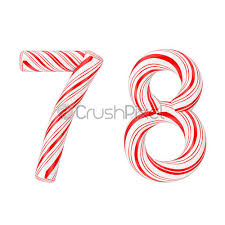 Striped letters svg cutting files striped alphabet dxf eps. Symbol 7 And 8 Mint Candy Cane Alphabet Letters Numbers Stock Photo Crushpixel