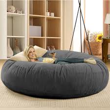Fill unused corners in the living room and pull them out when you need extra seating around the fireplace, the tv or unexpected guests. Dropshipping Microsuede Giant Removable Washable Bean Bag Bed Cover Living Room Furniture Lazy Sofa Coat Outdoor Bean Bag Sofas Aliexpress