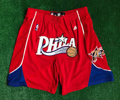 Shop for philadelphia 76ers shorts, swingman shorts, basketball shorts, and more at the official browse our selection of 76ers shorts and other great apparel at official philadelphia 76ers shop. 2009 Philadelphia Sixers 76ers Big Patch Custom Authentic Adidas Nba Shorts Red Size 38 Rare Vntg