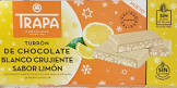Turrón De Chocolate Blanco Crujiente Sabor Limón