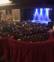 Chicago Theatre Section Mezzanine Box E Row 1 Seat 1 2