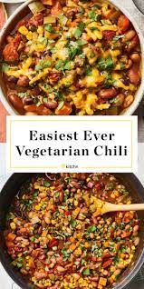 How To Make The Very Best Vegetarian Chili Recipe Vegetarian Chili Recipe Tasty Vegetarian Recipes Vegetarian Chili