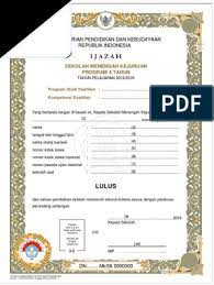 Blanko ijazah 2010 2011 dan pedoman penulisan ijazah tahun. 4 Lampiran Contoh Pengisian Blangko Ijazah Smk Sederajat 2016 Pdf Pdf