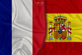 The great collection of france flag wallpaper for desktop, laptop and mobiles. Spain And France Flag Background Country Wallpapers Flags Wallpapers