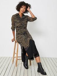 Maybe you would like to learn more about one of these? Mint Velvet Rey Animal Print Shirt Dress Dark Green Littlewoodsireland Ie