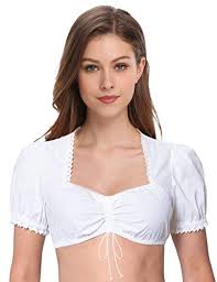 Clearlove Womens Ruched Lace Trim Short Sleeve Crop Top