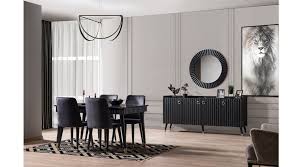 En şık yemek odası mobilyaları uygun fiyatlarla vivense'de. Orenda Yemek Odasi Takimi Siyah Fiyati Vivense