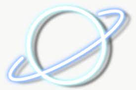 Planet With A Ring Neon Sign Transparent Png Premium Image By Rawpixel Com Aew Neon Signs Neon Png Neon