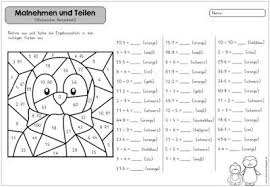 Rechenmalblatt Malnehmen Und Teilen Ideenreise Rechnen Matheunterricht Mathematik 2 Klasse