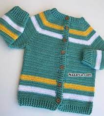 5 6 Yas Icin Orulen Aciklamali Tig Cocuk Hirkasi Nazarca Com Baby Knitting Patterns Hirkalar Hirka