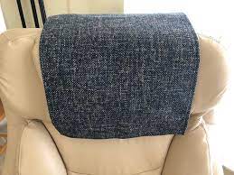 recliner head coverupholstery fabric chair furniture etsy furniture protectors navy and khaki recliner cover