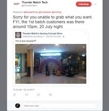 6 matching according to lists. What Happened To Me During The Thunder Match Gaming Store Grand Opening At Sunway Pyramid Pokde Net