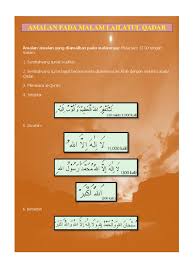 Lailatul qadar dan i tikaf muslim or id. Amalan Pada Malam Lailatul Qadar
