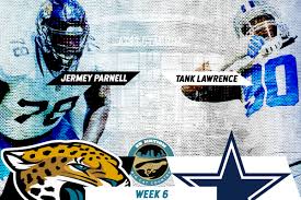 The jacksonville jaguars take on the dallas cowboys during week 6 of the 2018 nfl season.subscribe to nfl: Jacksonville Jaguars Vs Dallas Cowboys Primer Key Matchups Storylines Predictions And More For Week 6 Big Cat Country