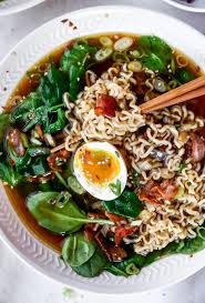 How to make this homemade ramen noodle bowl: Homemade Ramen With Bacon Soft Boiled Eggs