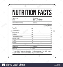 Nutrition Facts Label Template Vector Stock Vector Art Throughout Blank Food Label Template Best S Nutrition Facts Label Food Label Template Nutrition Labels